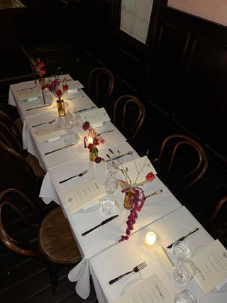 SET OF ABSTRACT BUD VASES