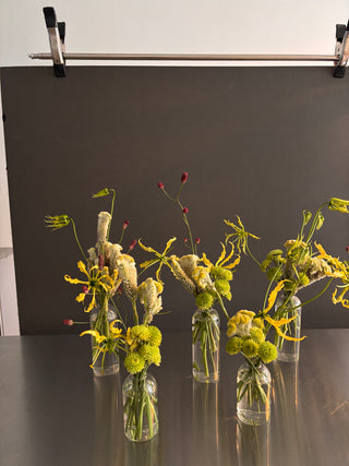 ARTSY AND EXOTIC BUD VASES