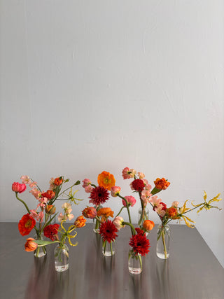 WILDFLOWERS IN BUD VASES