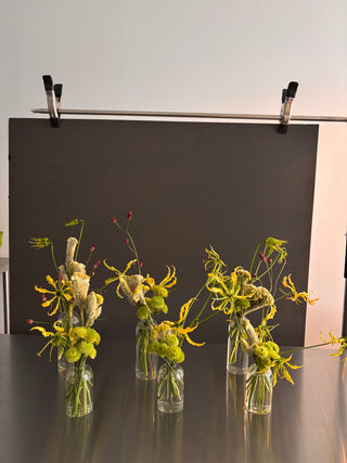 ARTSY AND EXOTIC BUD VASES