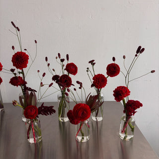 MINIMALIST BUD VASES set of 10