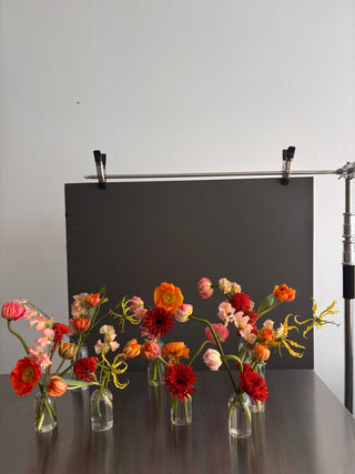 WILDFLOWERS IN BUD VASES