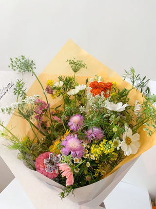 Wildflowers bouquet los angeles, locally grown flowers los angeles, bouquet of seasonal wildflowers