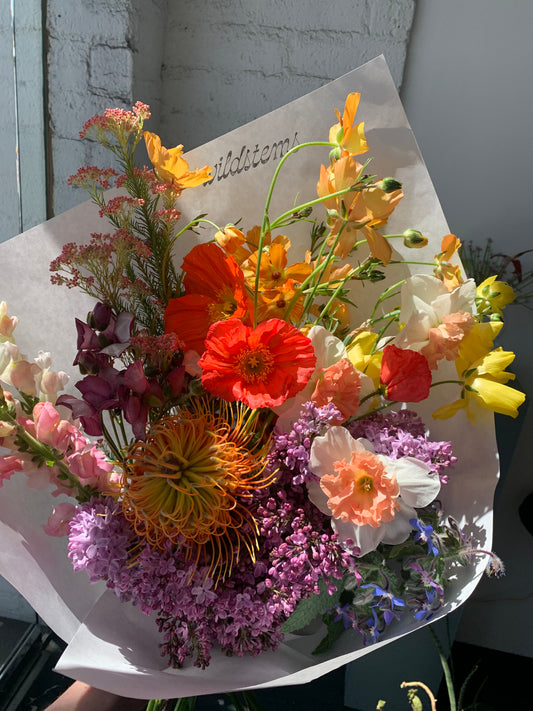 Locally grown flowers bouquet by Wildstems Los Angeles Florist