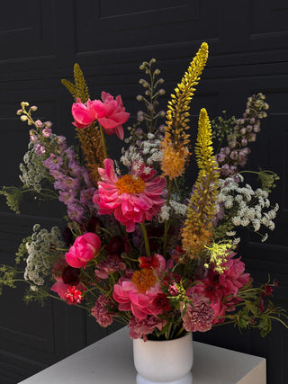 Artful florals by wildstems custom florals in los angeles Pink peonies large bouquet 
