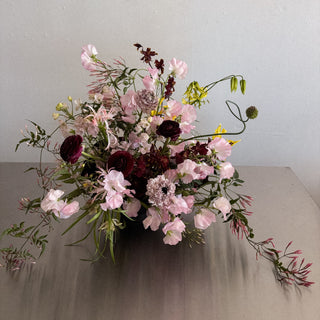 Bouquet of flowers on a neutral background