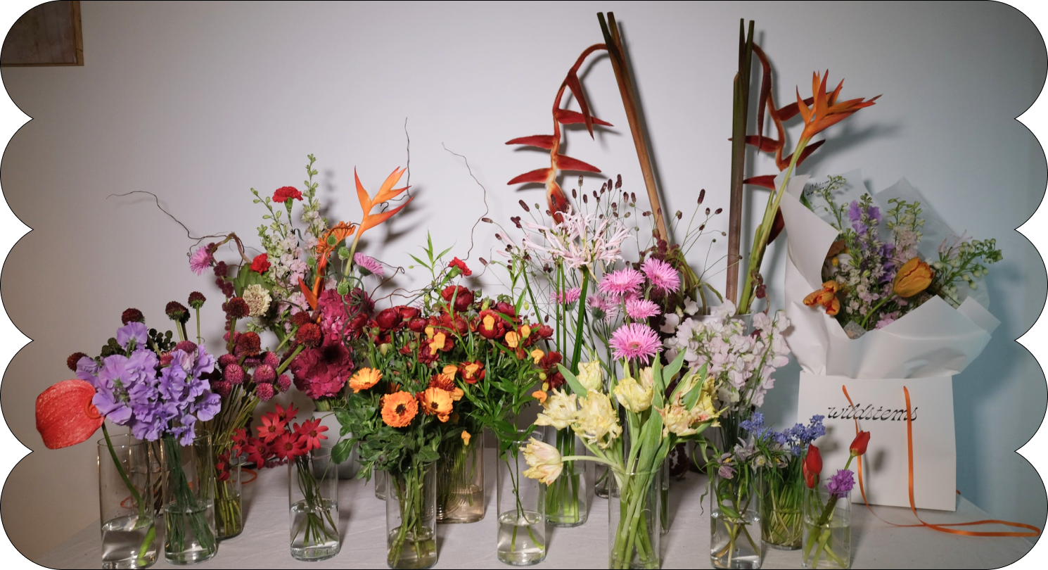 Load video: locally grown wildflowers and exotic orchids floral arrangement by wildstems los angeles