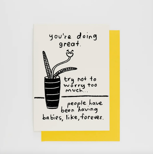 You're Doing Great | Encouraging New Parents Card